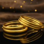 Plain Gold Bangle Matte