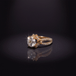 solitaire style engagement ring