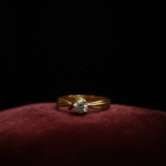 solitaire style engagement ring