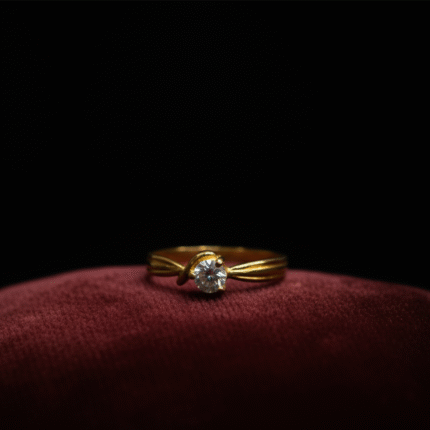 solitaire style engagement ring