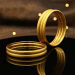 Plain Gold Bangle Matte