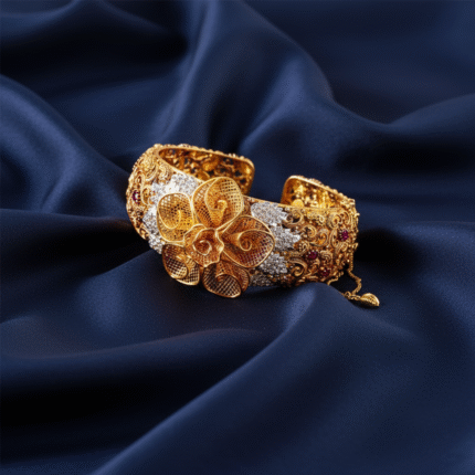 3d flower style bracelet kara