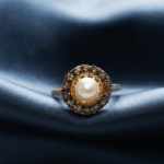 White pearl ring