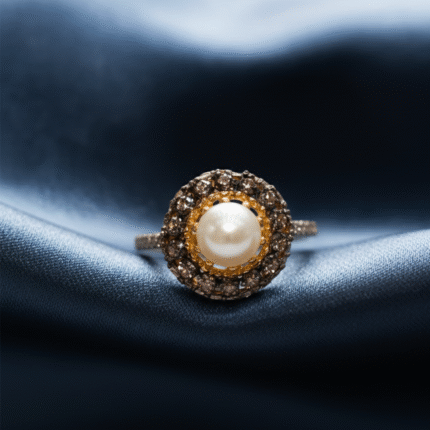 White pearl ring