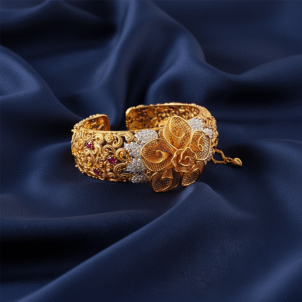 3d flower style bracelet kara