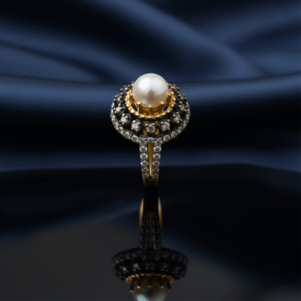 White pearl ring