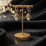 Turkish style gold Jhumki earrings