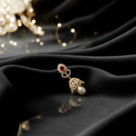 Turkish style gold Jhumki earrings